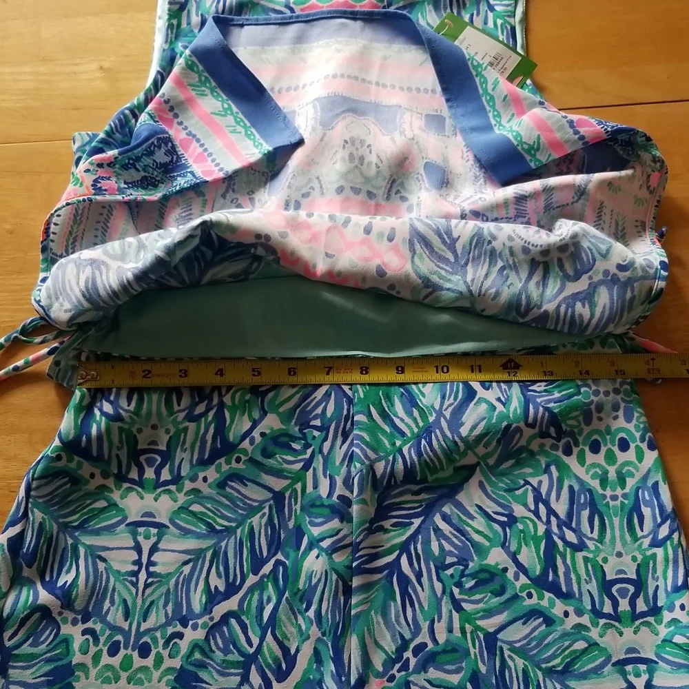 Lilly Pulitzer Donna Romper Feel The Beat Engineered,  Size 2 $178 - Picture 12 of 16